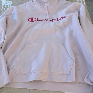 Light pink champion sweatshirt
